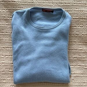 Men's Blue Cashmere Sweater